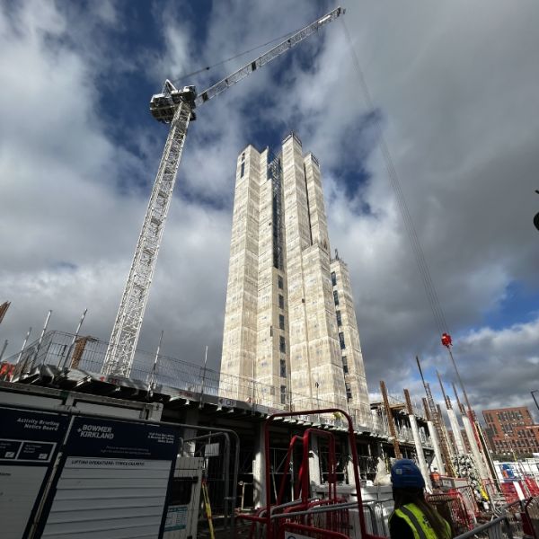 Core reaches full height at 40-46 Albert Road